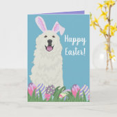 Carte Pâques sur mesure dans les grandes Pyrénées (Fleur jaune)