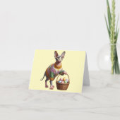 Carte Pâques téléchargeable Sphynx (Devant)