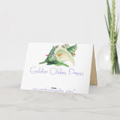 Carte Pâques vintage (Dos)