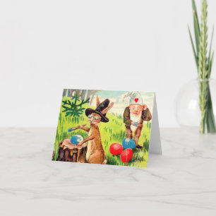 Carte Pâques vintage