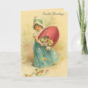 Carte Pâques vintage