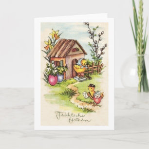 Carte Pâques vintage