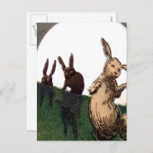 Carte Pâques vintage (Devant / Derrière)