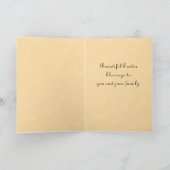 Carte Pâques vintage (Intérieur)