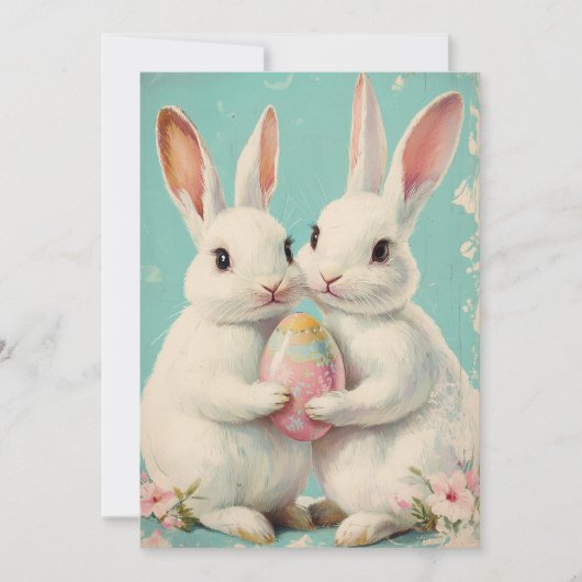 Carte Pâques vintage (Devant)