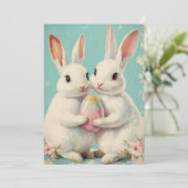 Carte Pâques vintage (Debout devant)