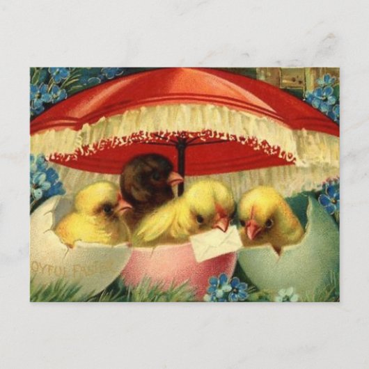 Carte Pâques vintage (1) (Devant)