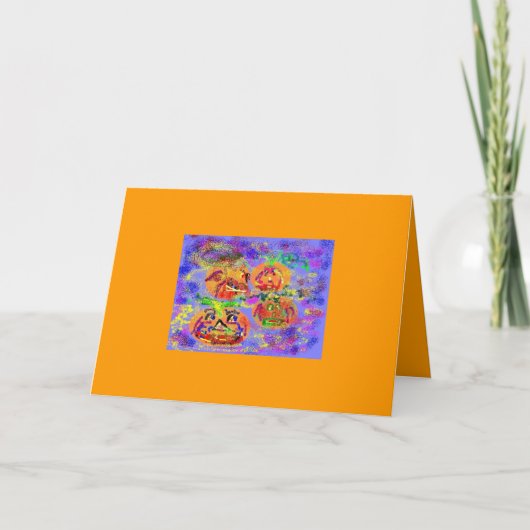 Carte Paquet de citrouille (Devant)