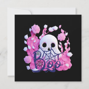 Carte paquet de fantômes mignons Halloween boo
