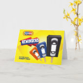 Carte Paquet VHS Ice-Pop Retro Parodie (Fleur jaune)