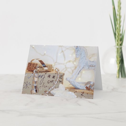 Carte Paquets de Noël emballés (Devant)
