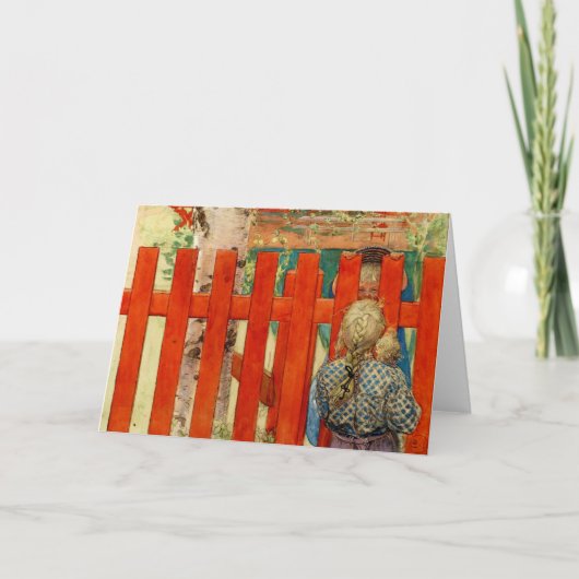 Carte Par la clôture (Devant)