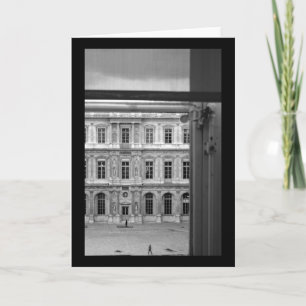 Carte Par la fenêtre Le Louvre Paris Salutation