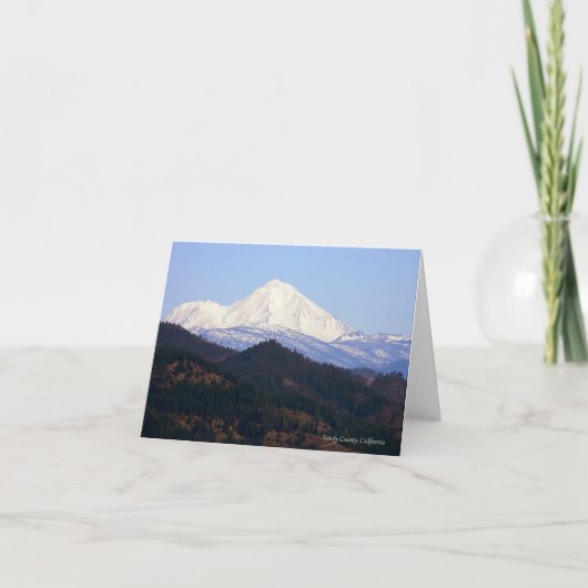 Carte Par temps clair, le Mont Shasta...... (Devant)