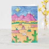 Carte Par terre ou par mer... Joyeux anniversaire ! (Fleur jaune)