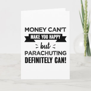 Carte Parachutage vous rend heureux Drôle cadeau