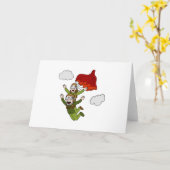 Carte Parachutisme tandem (Fleur jaune)