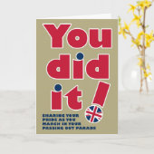 Carte Parade Amusante British Mod Design (Fleur jaune)