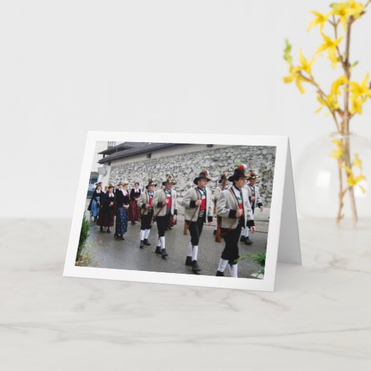 Carte Parade autrichien (Fleur jaune)