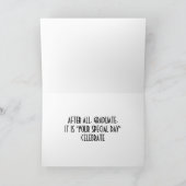 CARTE "PARADE DANS "VOTRE" DIPLÔMÉ HONNEUR" (Intérieur)