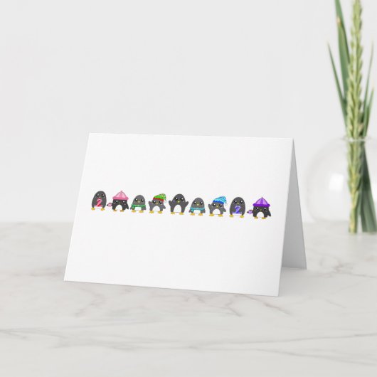 Carte Parade de manchots (Devant)