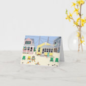 Carte Paradis de la plage ! (Fleur jaune)