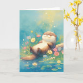 Carte Paradis de l'étang serein de la loutre (Fleur jaune)