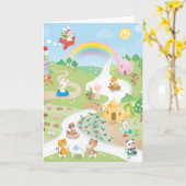 Carte Paradis doux (Fleur jaune)