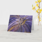 Carte Paradis pourpre (Fleur jaune)