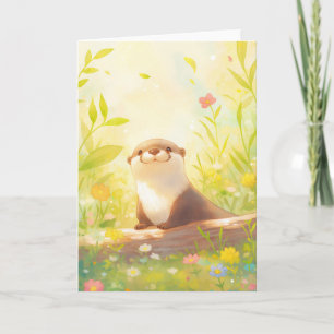 Carte Paradis printanier de la loutre