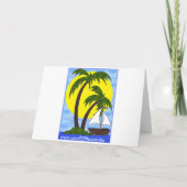 Carte Paradis tropical (Dos)