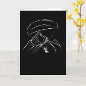Carte Paraglider Mountains Glide Adventure (Fleur jaune)