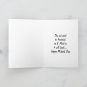 CARTE PARAKEET VEUT TWEETER LA JOURNÉE DE LA MÈRE À MAMA (Intérieur)