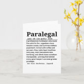 Carte Paralégal (Fleur jaune)