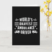 Carte Paramètre de conducteur d'ambulance le plus Okayes (Fleur jaune)