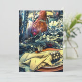 Carte Paramètre de table de bon thanksgiving (Debout devant)