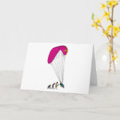 Carte Parapente (Fleur jaune)