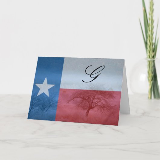 Carte paraphée Texas (Devant)