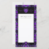 Carte Parapluie violet & coeurs .7 (Devant)