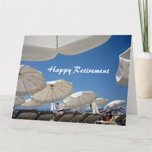 Carte parapluies de retraite grand