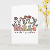 Carte Paras rendent cela possible enseignant Wildflower (Fleur jaune)