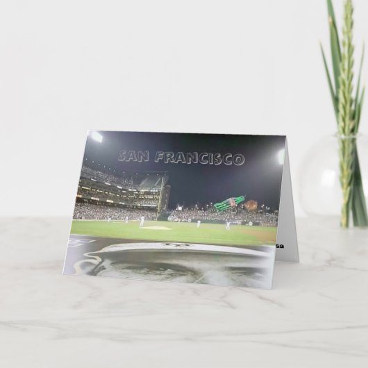 Carte Parc de base-ball, San Francisco (Devant)