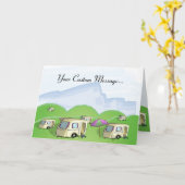 Carte Parc de caravanes - Version 2 (Fleur jaune)