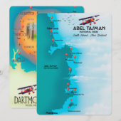 Carte Parc national Abel Tasman (Devant / Derrière)