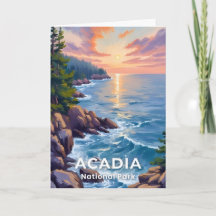 Parc national d'Acadia | Peinture de voyage dans l