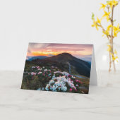 Carte Parc national de floraison du rhododendron | (Fleur jaune)