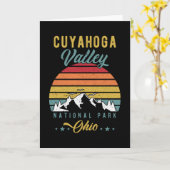 Carte Parc national de la vallée de Cuyahoga Ohio (Fleur jaune)