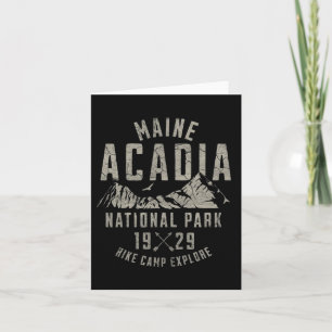Carte Parc national de l'Acadie Randonnée naturel du Mai
