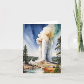 Carte Parc national de Yellowstone Vieux salut fidèle (Devant)