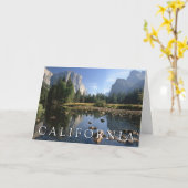 Carte Parc national de Yosemite | Joyeux Anniversaire (Fleur jaune)